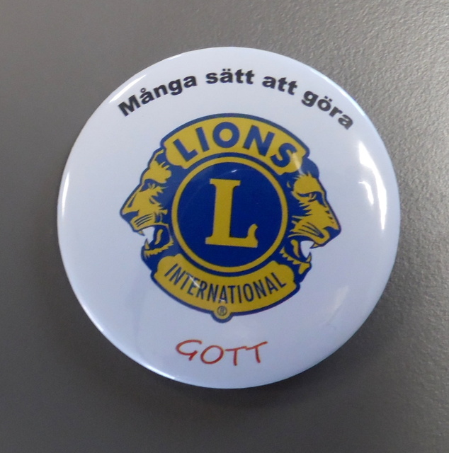 Rintamerkki Lions Rintamerkki Lions