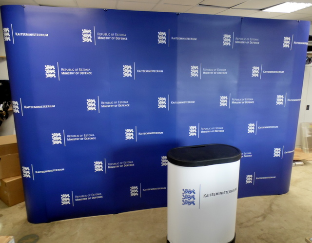 3x4 Pop-up seinä Kaitseministeerium 3x4 Pop-up seinä Kaitseministeerium