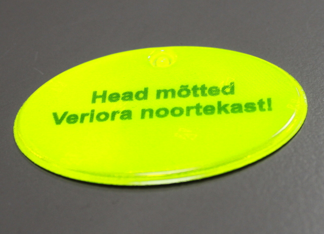 Ovaali muotoinen heijastin - Head mõtted Ovaali muotoinen heijastin - Head mõtted