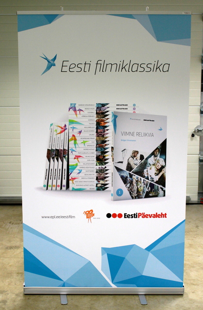 EPL leveä Roll-UP teline