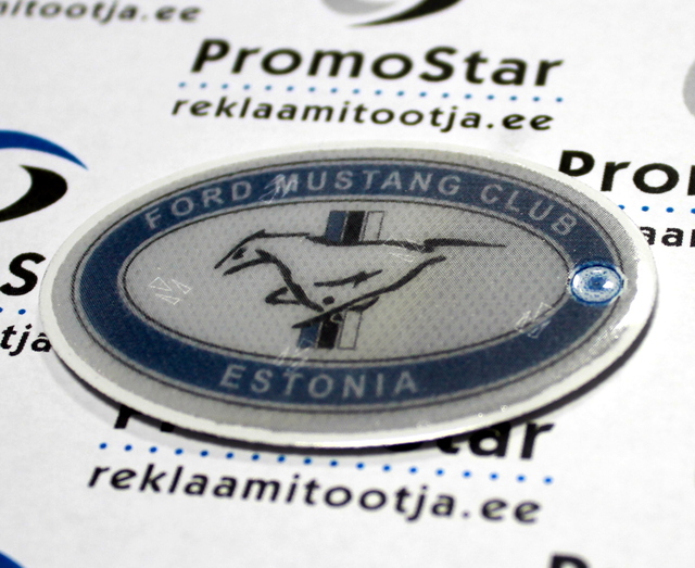 Ovaali muotoinen pehmoheijastin - Ford Mustang Club