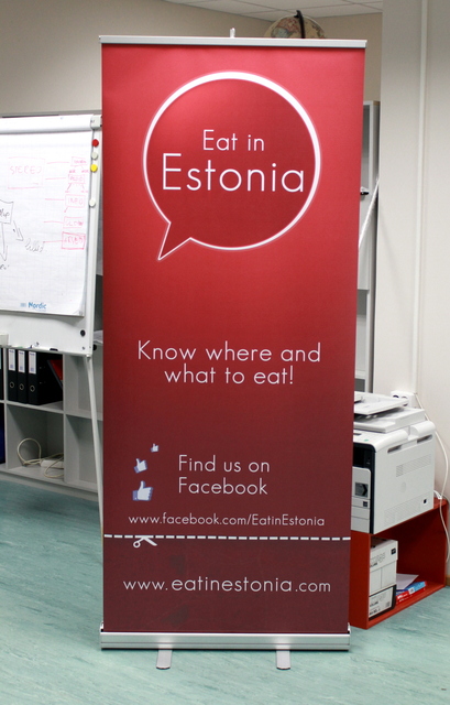 Eat in Estonia rullaständi Eat in Estonia rullaständi