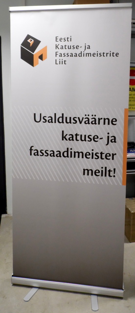 Roll-Up Eesti Katuse- ja Fassaadimeistrite Liit Roll-Up Eesti Katuse- ja Fassaadimeistrite Liit