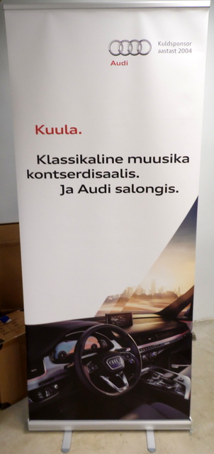 Classic Roll Up 850x2000 mm Audi Classic Roll Up 850x2000 mm Audi