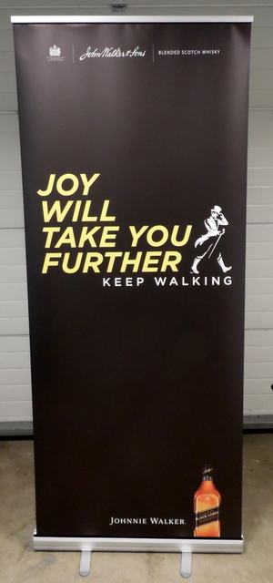 Classic Roll Up 850x2000 mm Johnnie Walker Classic Roll Up 850x2000 mm Johnnie Walker