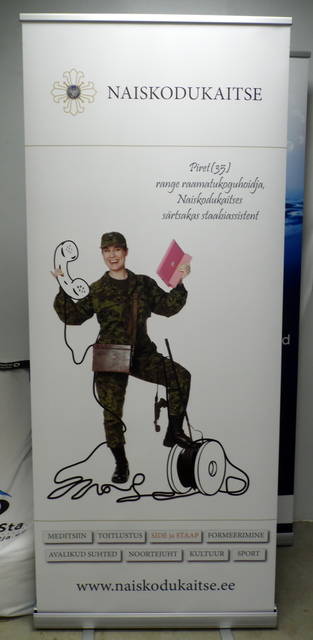 Roll Up Naiskodukaitse 850x2000mm Roll Up Naiskodukaitse 850x2000mm