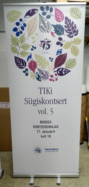 Classic Roll Up 850x2000 mm Nordea konstertimaja Classic Roll Up 850x2000 mm Nordea konstertimaja
