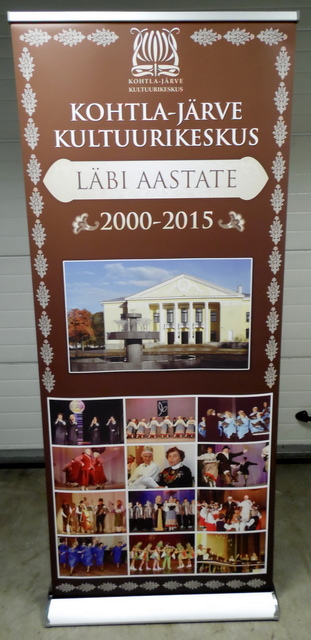 Roll-up Exclusive 850x2000 mm Kohtla -Järve Kultuurikeskus Roll-up Exclusive 850x2000 mm Kohtla -Järve Kultuurikeskus