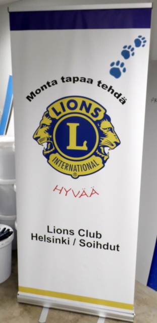 Roll-Up Lions Club Helsinki Soihdut