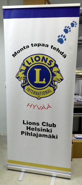 Roll-Up Lions Club Helsinki Pihlajamäki