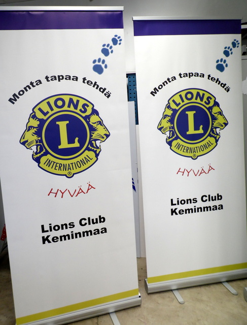 Klassinen Roll-Up Lions Club Keminmaa