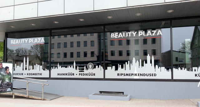 Beauty Plaza ikkunatarrat Beauty Plaza ikkunatarrat