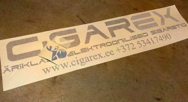 Logotarra siirtokalvolla Logotarra siirtokalvolla