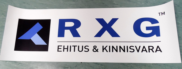 Paberilla bänneri RXG Ehitus & Kinnisvara Paberilla bänneri RXG Ehitus & Kinnisvara