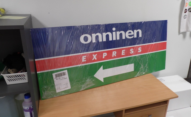 Ohjekyltti onninen Ohjekyltti onninen