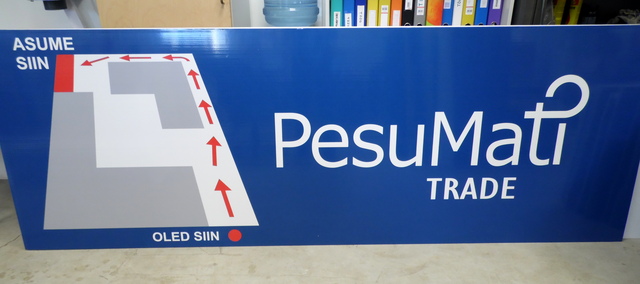 Mainoskyltti PesuMati Mainoskyltti PesuMati