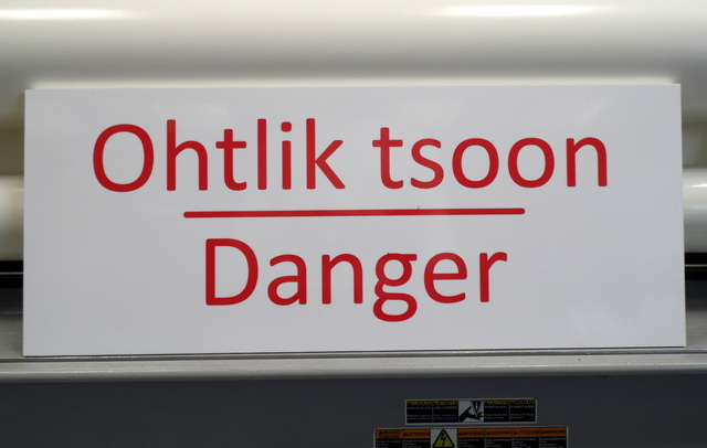 Varoituskyltti Danger