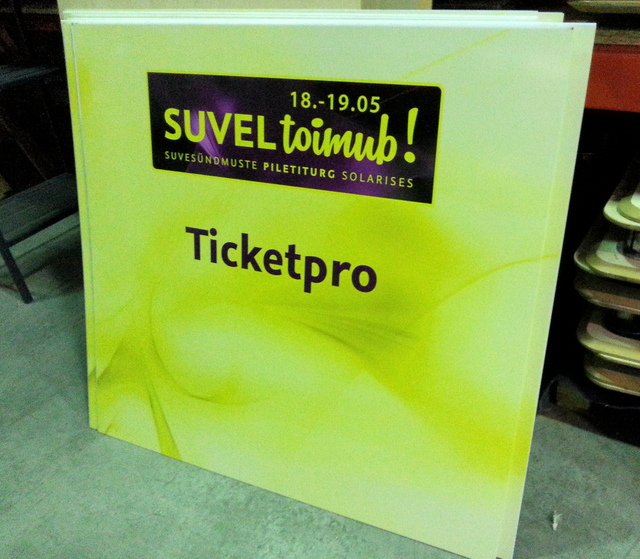 Ticketpro mainostaulu Ticketpro mainostaulu