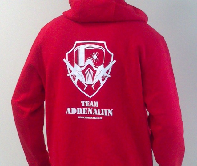 Huppariin silkkipainatus Adrenaliin Huppariin silkkipainatus Adrenaliin