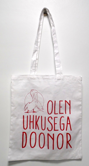Kangaslaukku logolla Doonor Kangaslaukku logolla Doonor