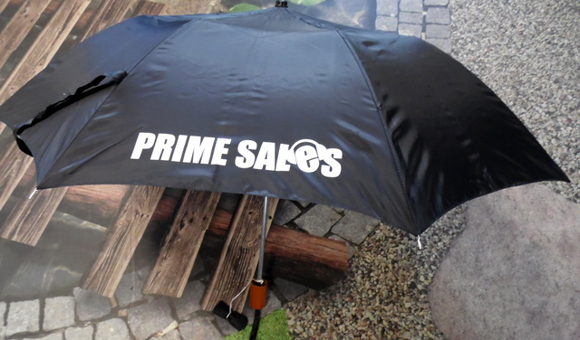 Sateenvarjo logolla Prime Sales Sateenvarjo logolla Prime Sales