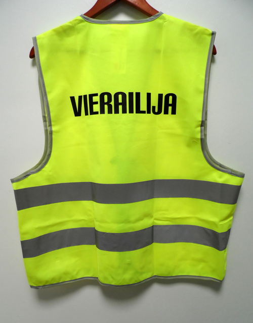 Silkkipainettu heijastinliivi Silkkipainettu heijastinliivi