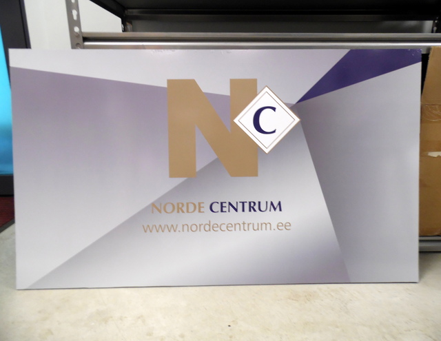 Mainoskyltti NORDE CENTRUM Mainoskyltti NORDE CENTRUM
