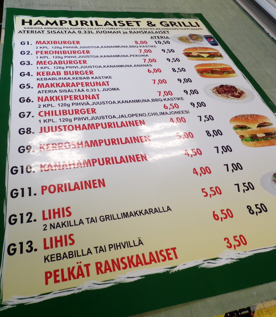 Mainostarra Hampurilaiset & Grilli Mainostarra Hampurilaiset & Grilli