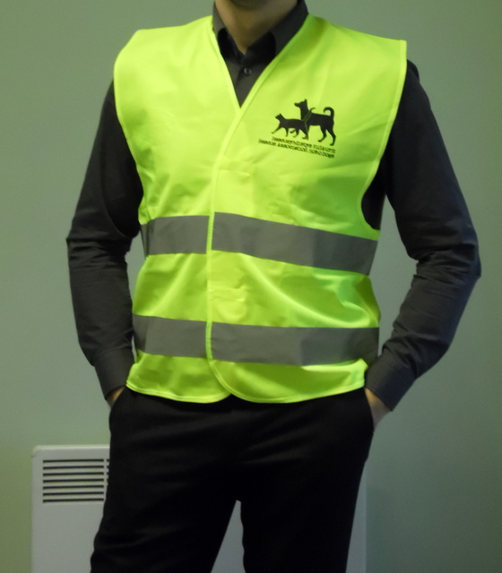 Silkkipainettu heijastinliivi Silkkipainettu heijastinliivi
