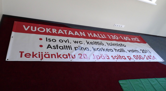 Vinyylilakana vuokrahalli Vinyylilakana vuokrahalli