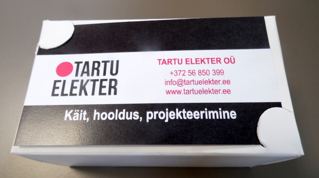 Käynttikortti Tartu Elekter