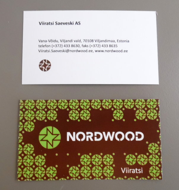 Käynttikortti Nordwood Käynttikortti Nordwood