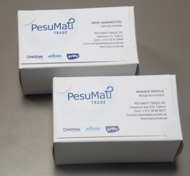 PesuMati käynttikortit PesuMati käynttikortit