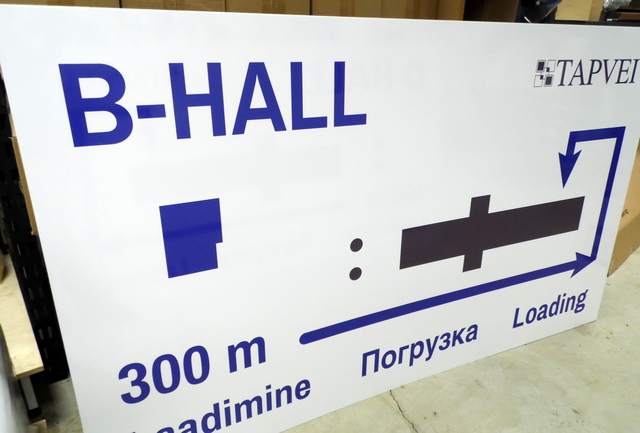 PVC kyltti Tapvei PVC kyltti Tapvei