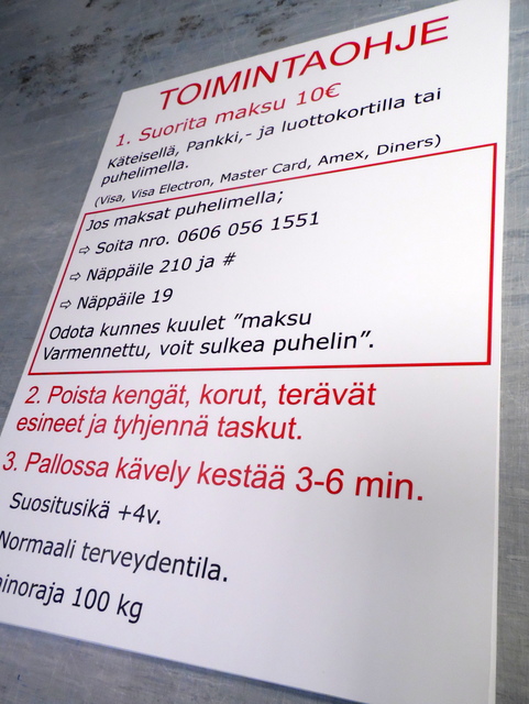 PVC kyltti tarralla Toimintaohje PVC kyltti tarralla Toimintaohje