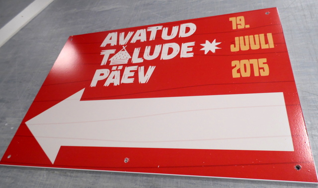 PVC kyltti Avatud Talude Päev