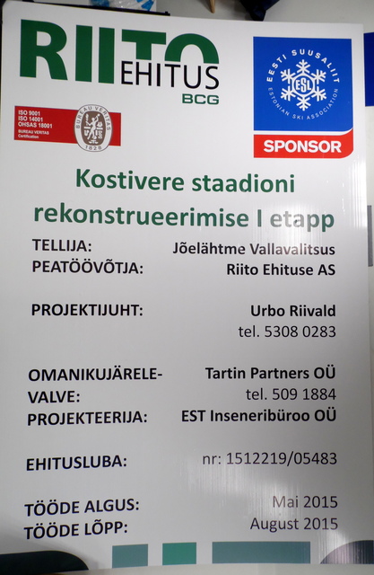 Rakennuskyltti Bip levystä Riito Ehitus Rakennuskyltti Bip levystä Riito Ehitus