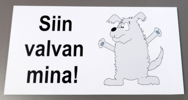 Koiran kyltti Koiran kyltti