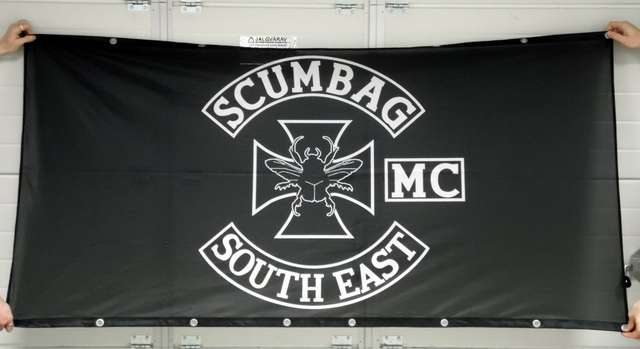 PVC banderolli Scumbag South East PVC banderolli Scumbag South East