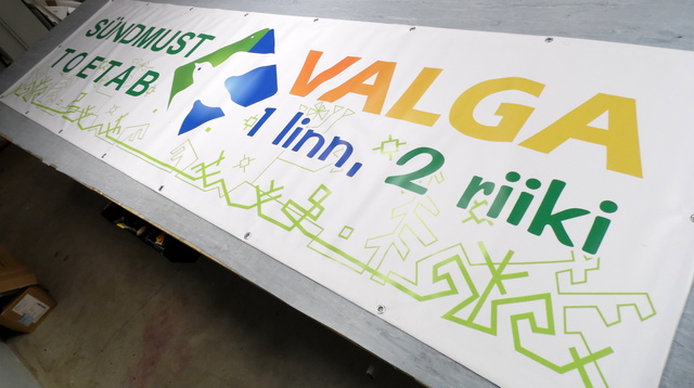 PVC banderolli Valga linn PVC banderolli Valga linn