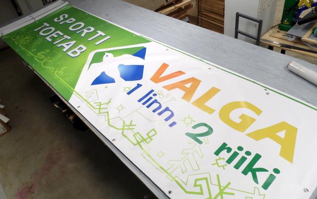 PVC banderolli Valga linn PVC banderolli Valga linn