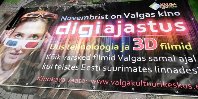 PVC banderolli Valga Kultuurikeskus PVC banderolli Valga Kultuurikeskus