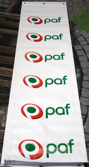 PVC bänneri Paf