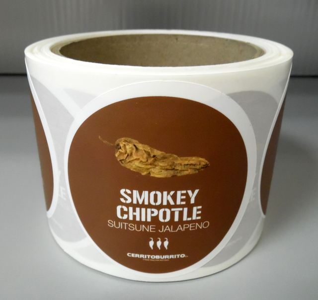 Etikettitarrat rullassa Smokey Chipotle Etikettitarrat rullassa Smokey Chipotle