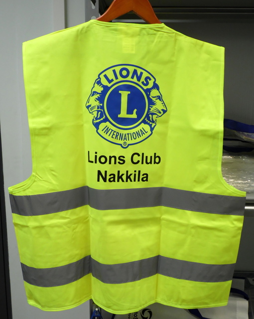 Heijastinliivi Lions Club Nakkila