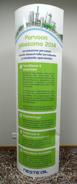 Pop Up ständi Neste Oil Pop Up ständi Neste Oil