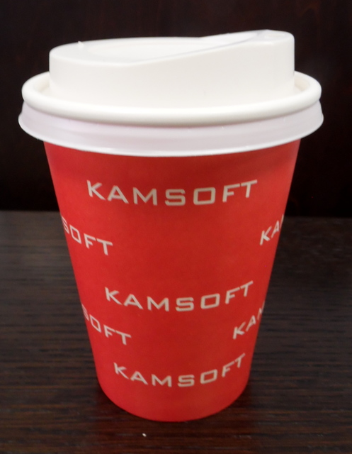 Juomamuki logolla Kamsoft Juomamuki logolla Kamsoft