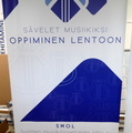 Roll-up 1200x2000 mm Suomen musiikinopetajien liitto