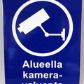 Varoitustarra Kameravalvonta