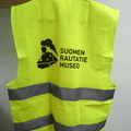 Heijastinliivi Suomen Rautatie Museo